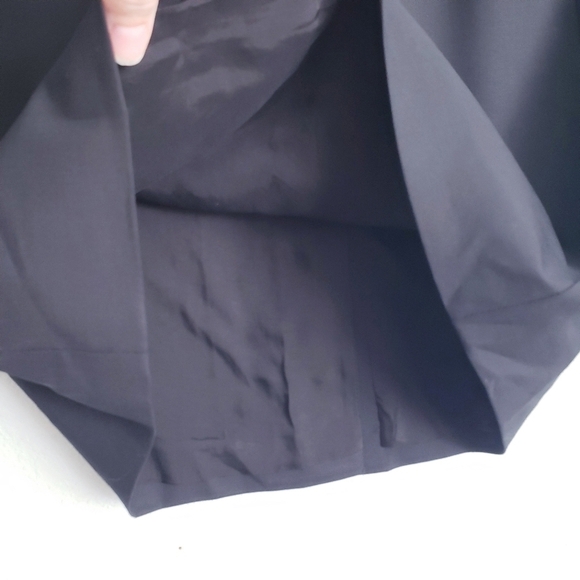 Piazza Sempione Italian Wool Blend Black Skirt - Picture 3 of 6